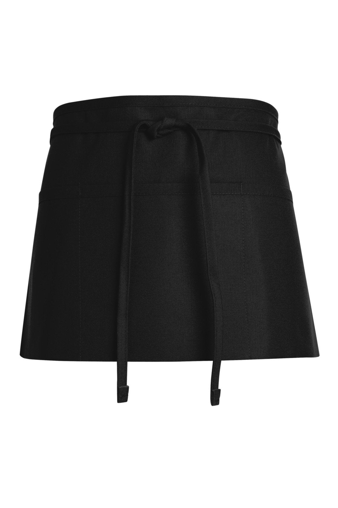 black waist apron