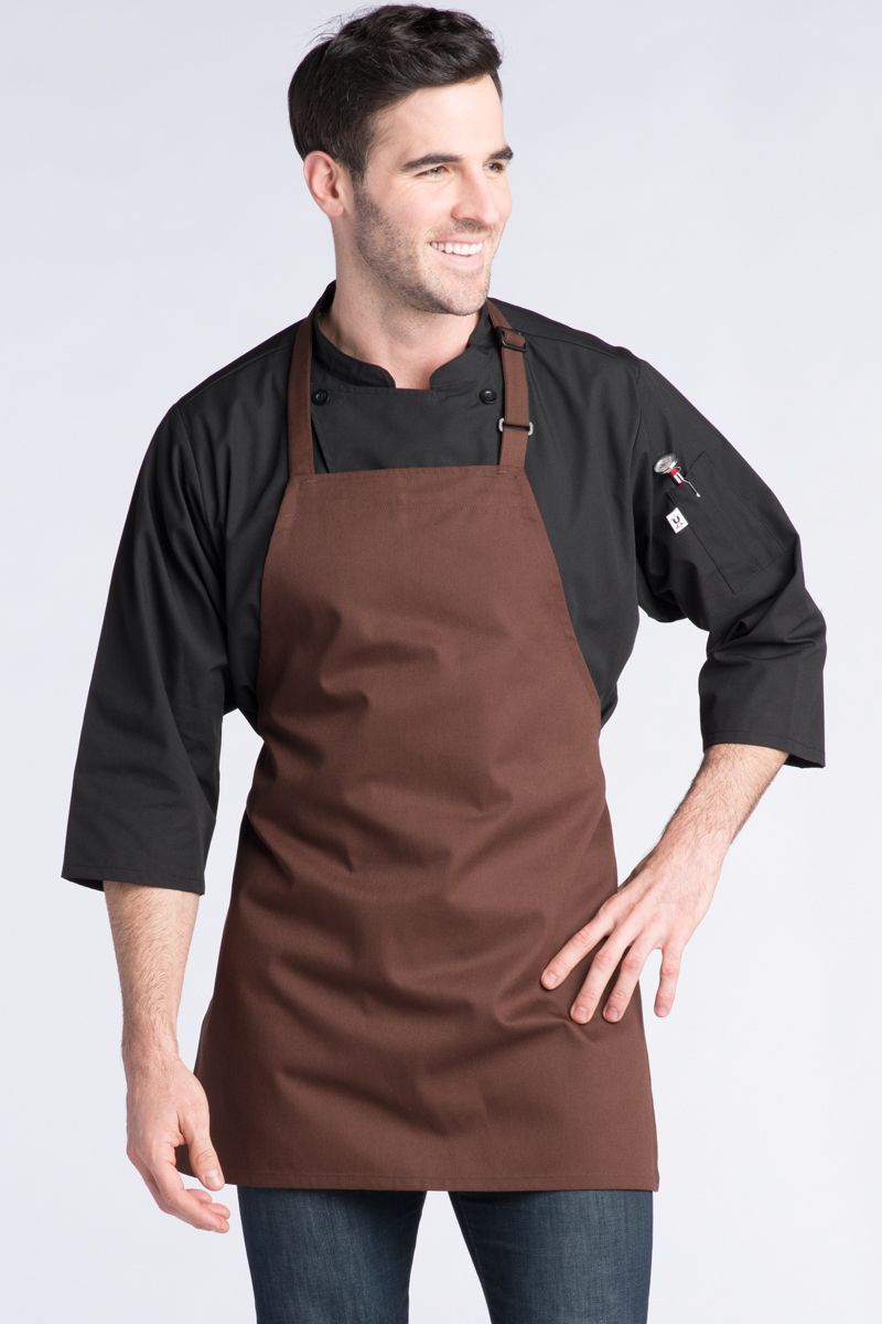 brown-bib-adjustable-apron-no-pockets-apronwarehouse