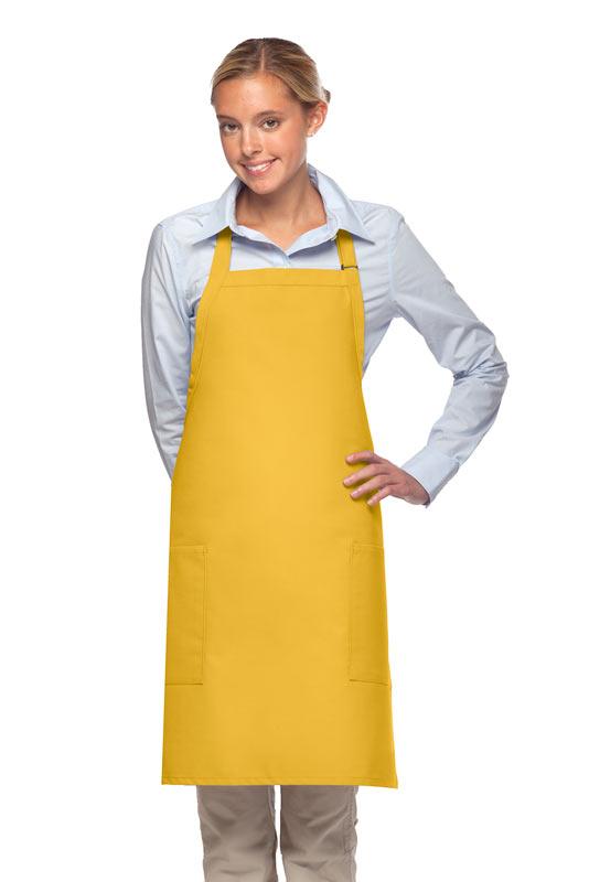 yellow apron