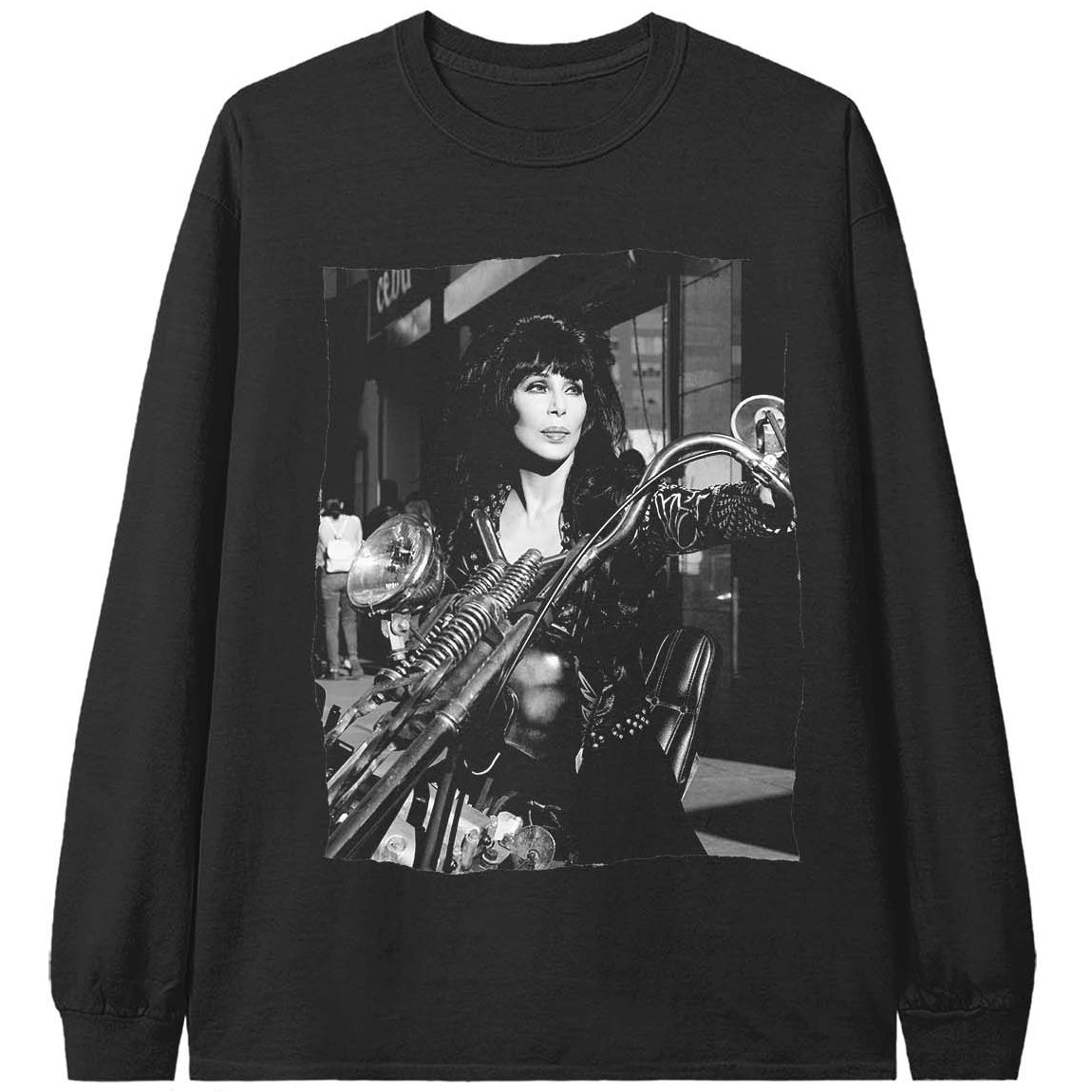 Moto Photo Long Sleeve Tee - Cher Official Store product image