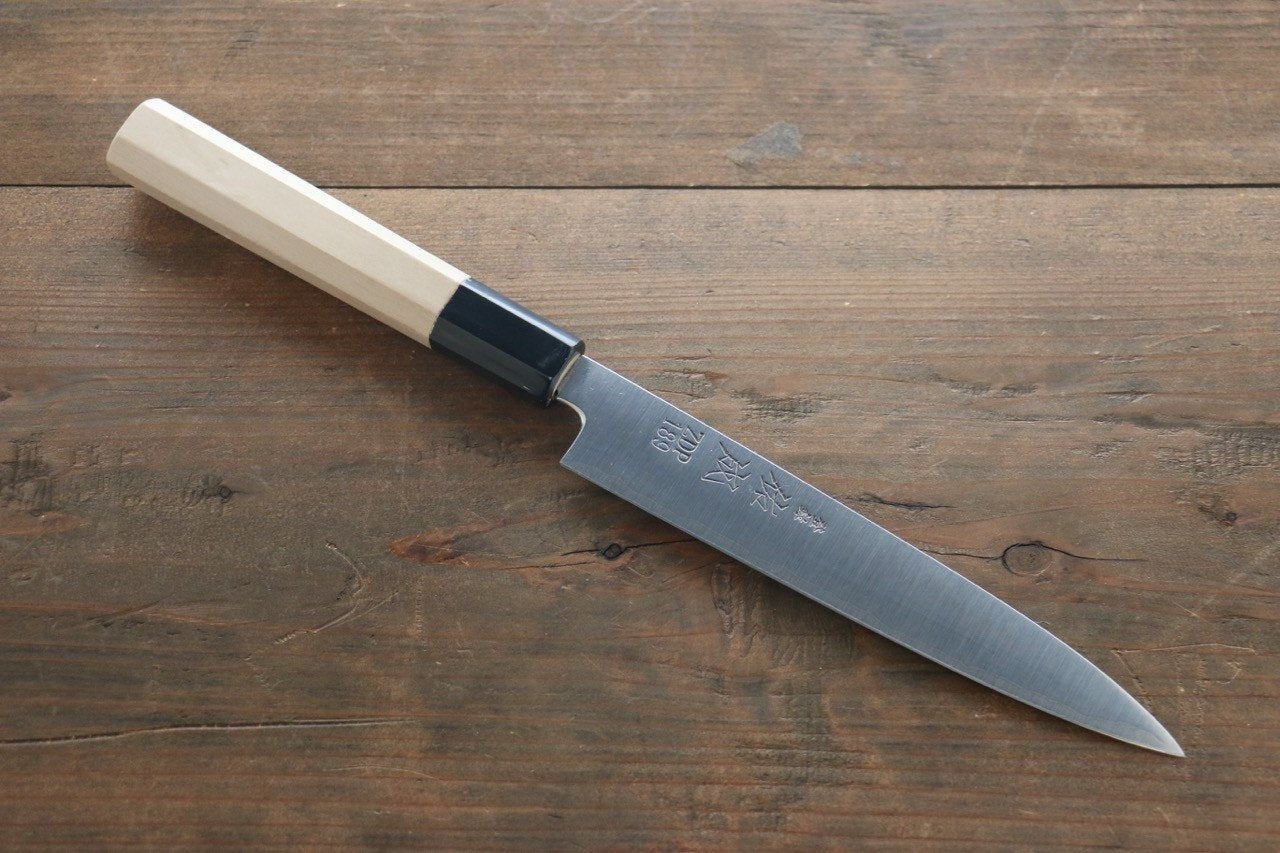佑成 ZDP189 3層 ペティーナイフ 和包丁 165mm 朴柄 – 清助刃物