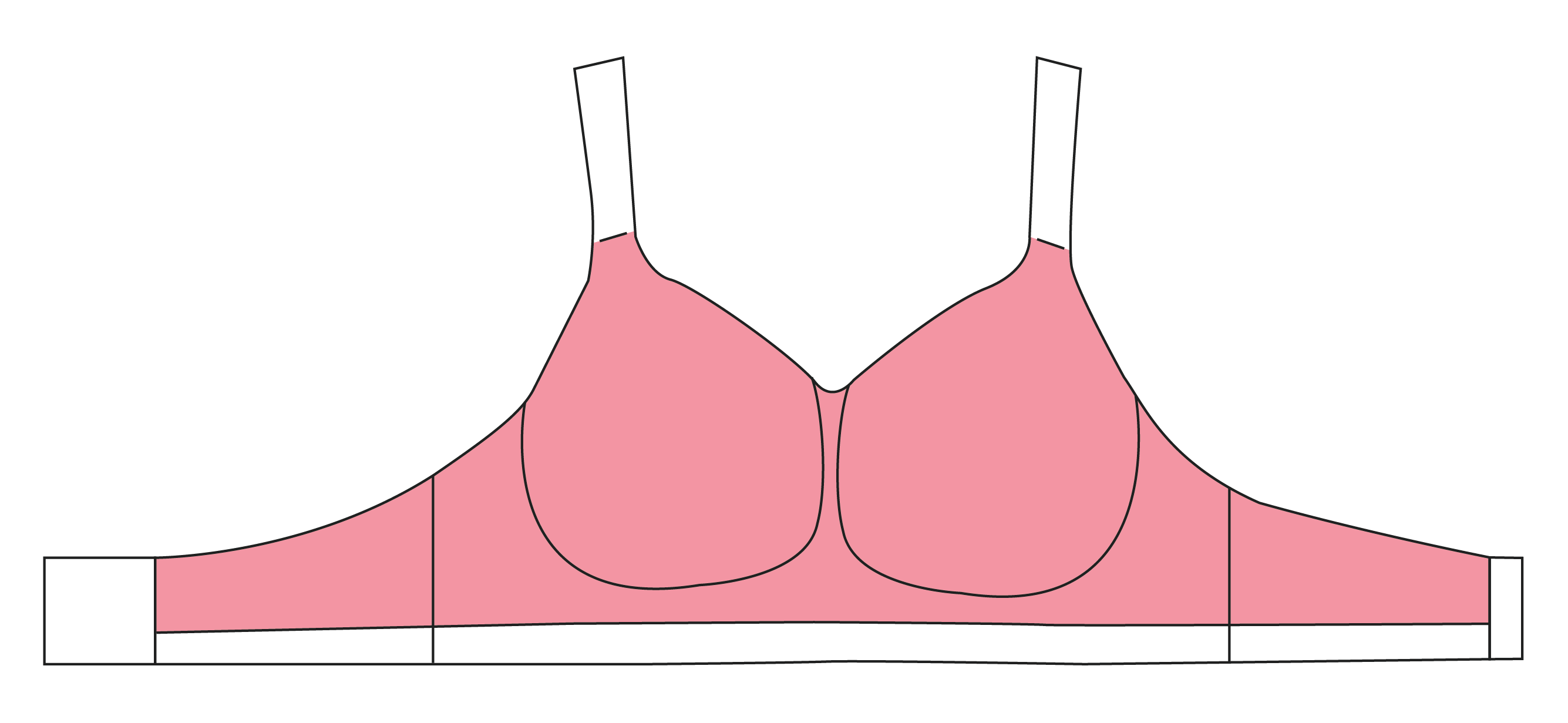 tessuto reggiseno sportivo perfetto