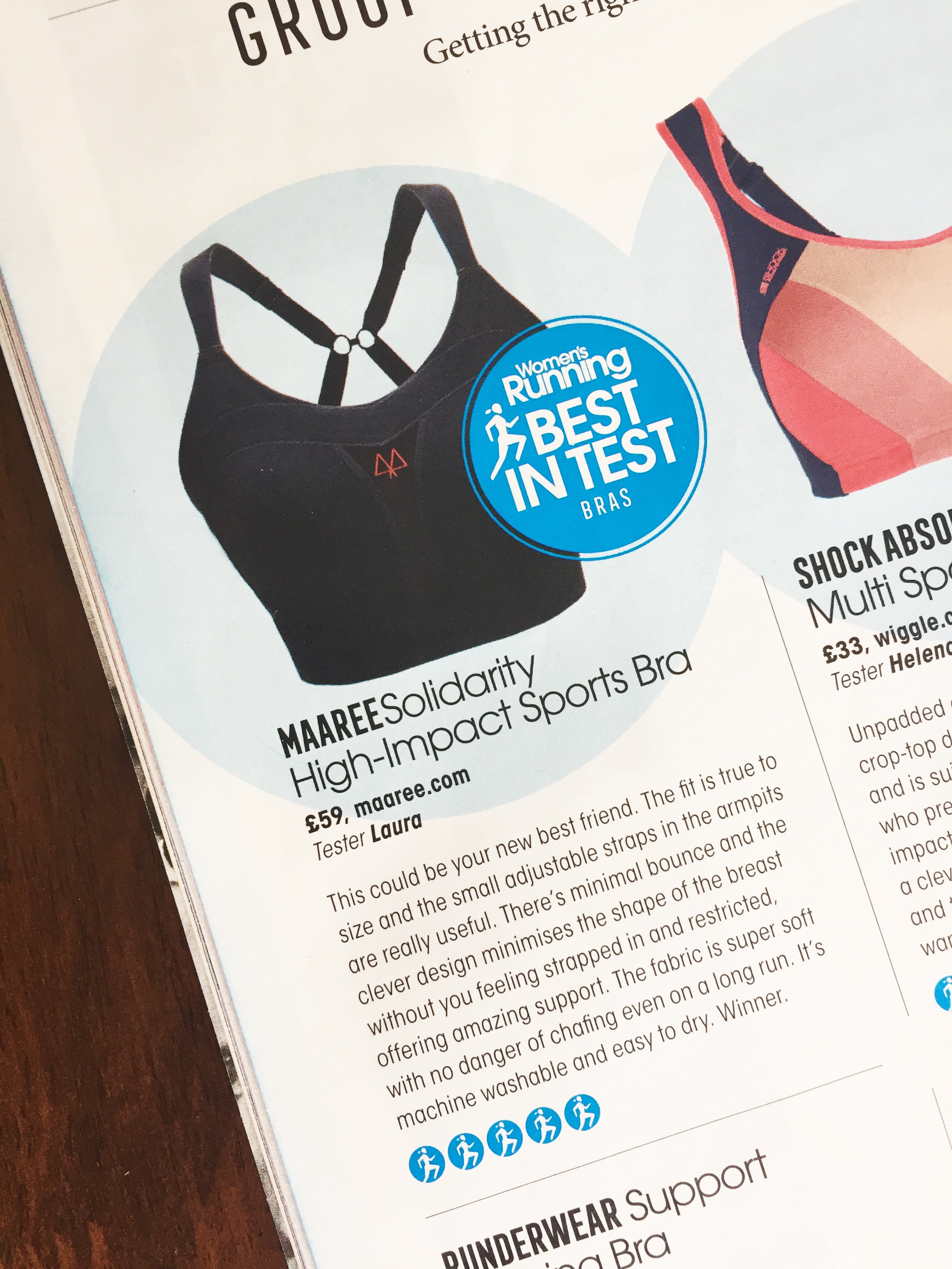 Review: MAAREE Solidarity High Impact sports bra for running