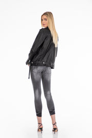 Jacket For Girls - Britt Leather Jacket | Malibu-Road-Store