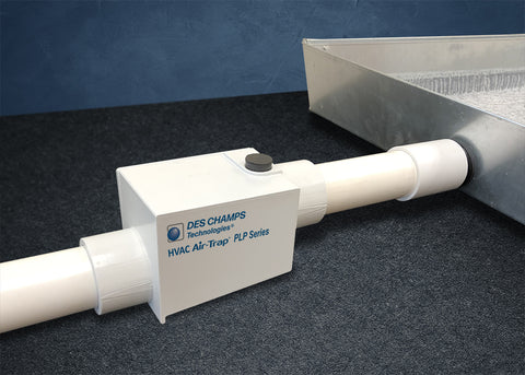 Des Champs PLP-Series Air-Trap: Positive Pressures Ranging from 0 to 40" WC