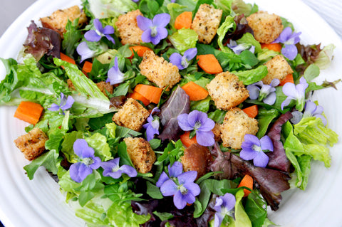 Violet Lettuce Garden Salad