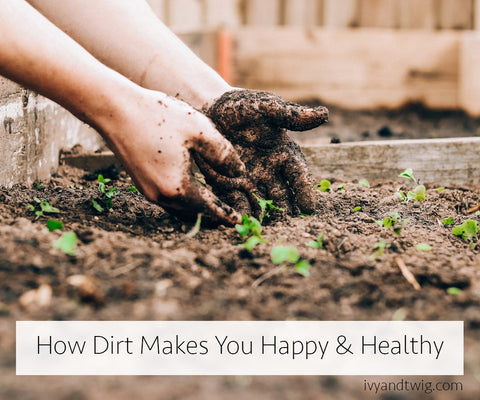 How Dirt Makes You Happy & Healthy