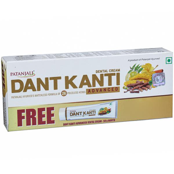 patanjali dant kanti natural toothpaste 50g