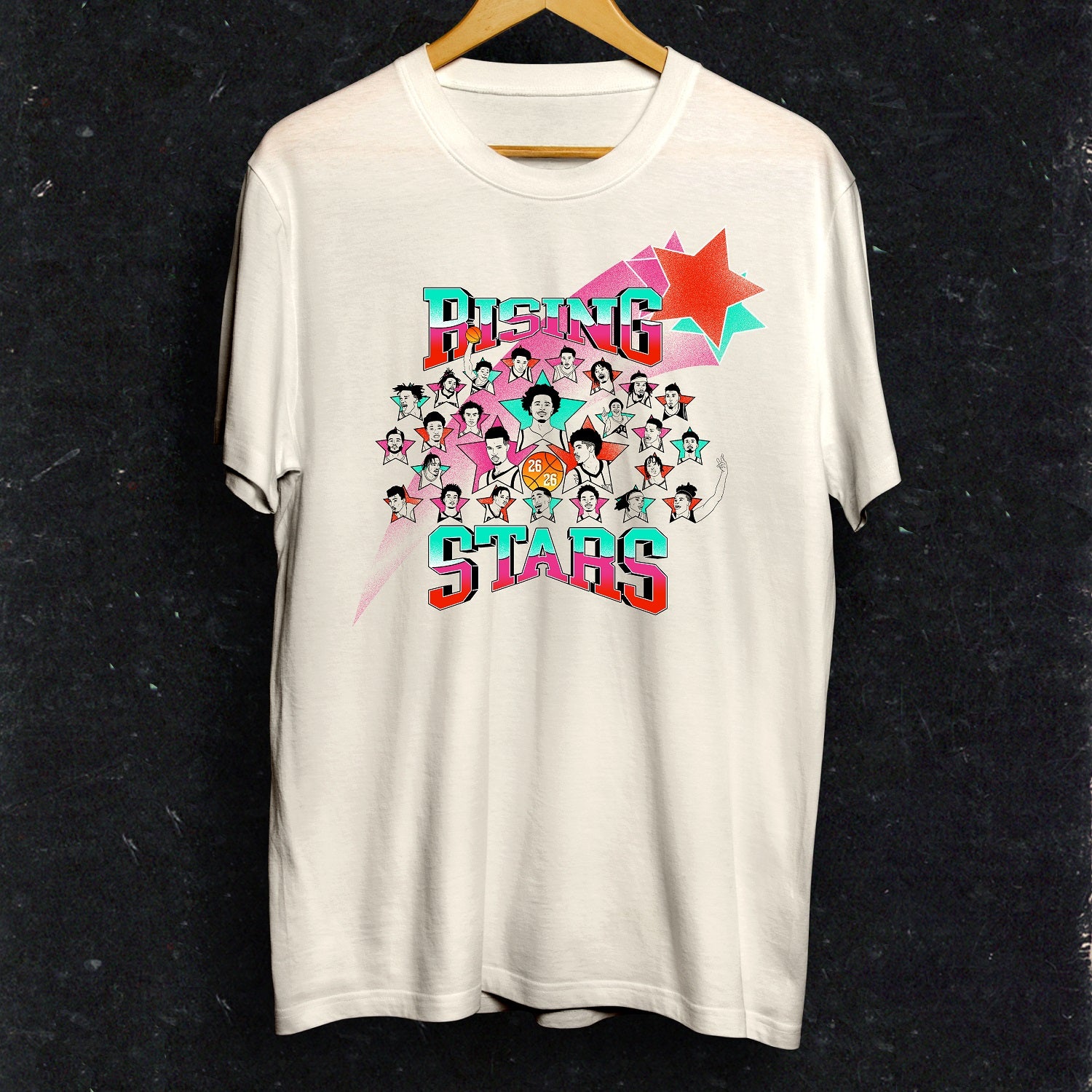 Rising Stars Vintage White T-Shirt - MerchNow product image