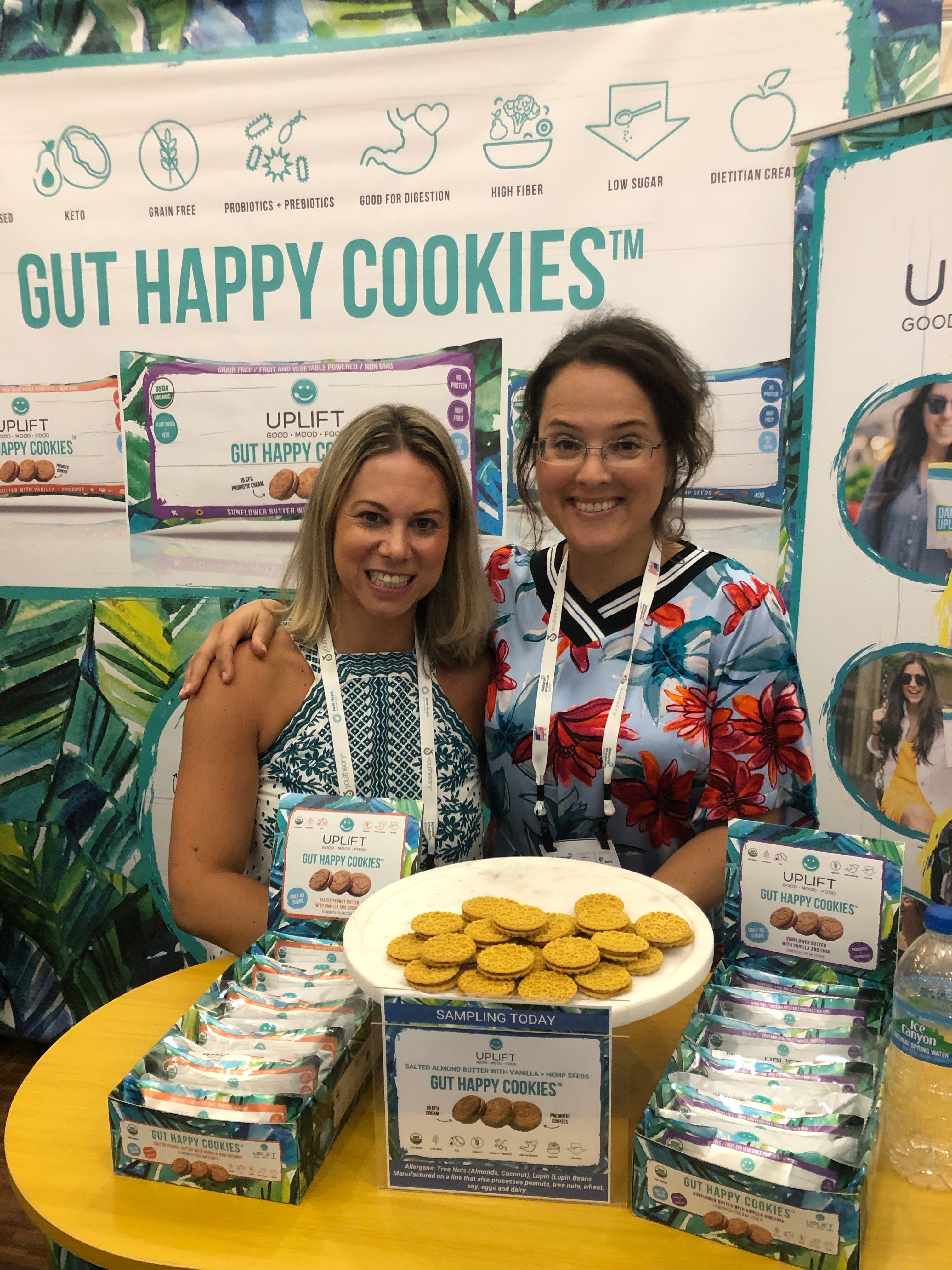 expo east emerging trends uplift food gut happy cookies prebiotic gut health functional snack ashley koff RD