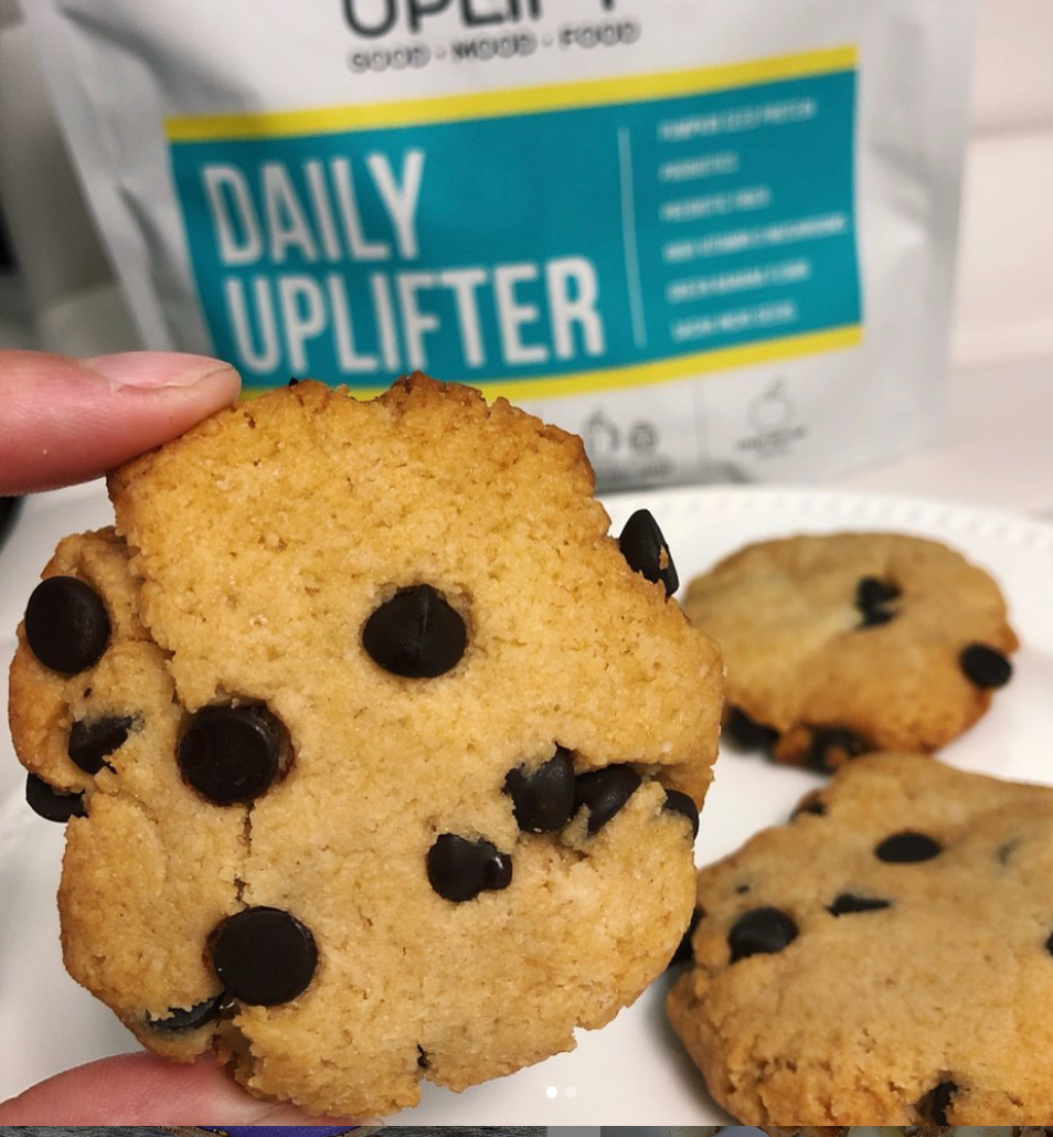 uplift food high fiber prebiotic fiber ffactor daily uplifter cookie chocolate chip cookie recipe