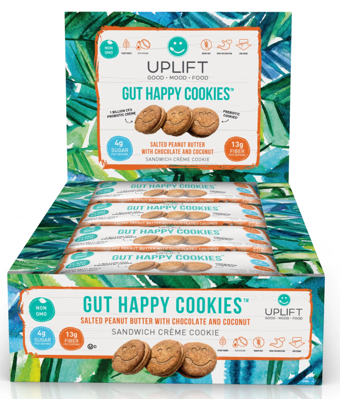 gut happy cookies gut health immune health benefit prebiotics prebiotic immunity