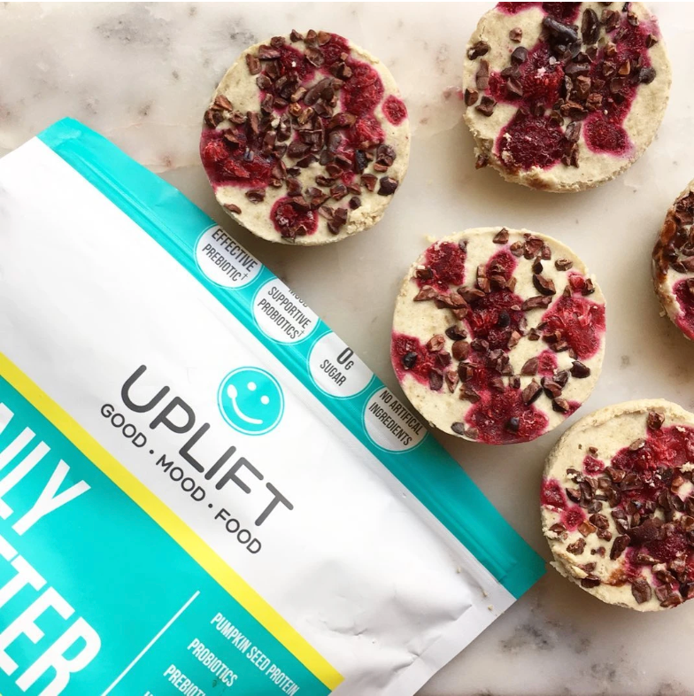 uplift food daily uplifter prebiotic supplement gut health psychobiotic prebiotic fiber gut healthy snacks gut healthy cookies