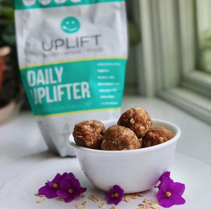 uplift food daily uplifter prebiotic supplement gut health psychobiotic prebiotic fiber gut healthy snacks gut healthy cookies