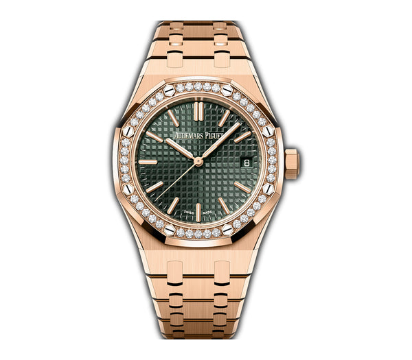 Audemars Piguet Royal Oak Turquoise Dial – Element iN Time NYC