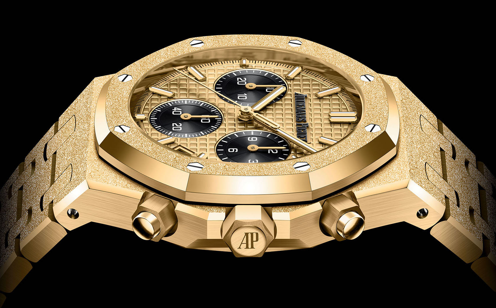 Audemars Piguet Royal Oak Chronograph Frosted Gold – Element iN Time NYC