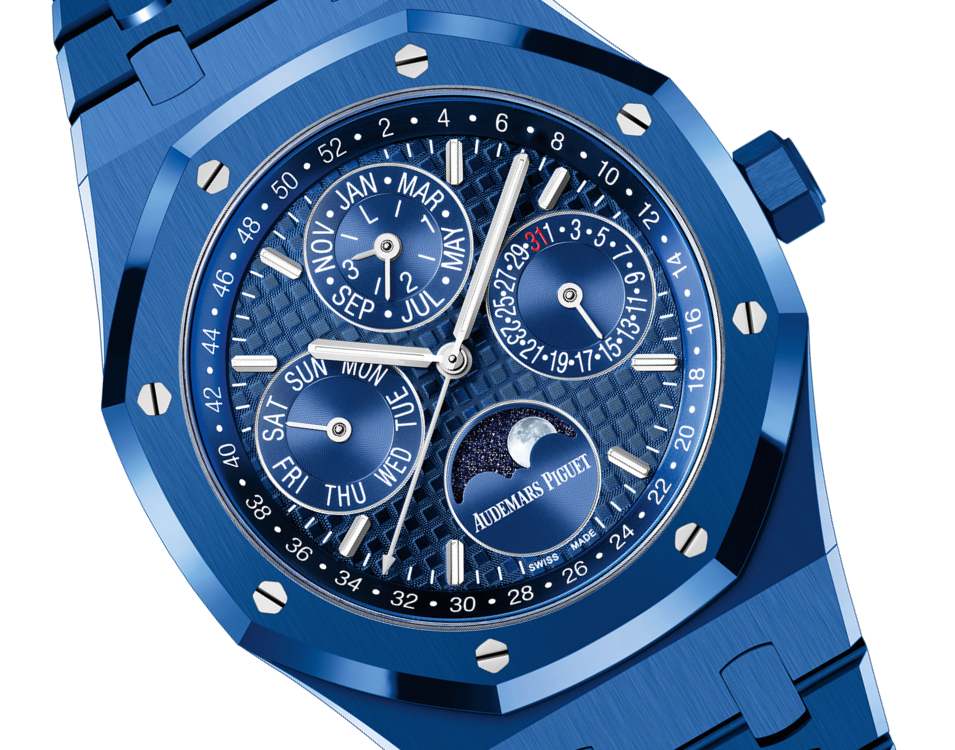 Audemars Piguet Royal Oak Perpetual Calendar iN Blue Ceramic Element