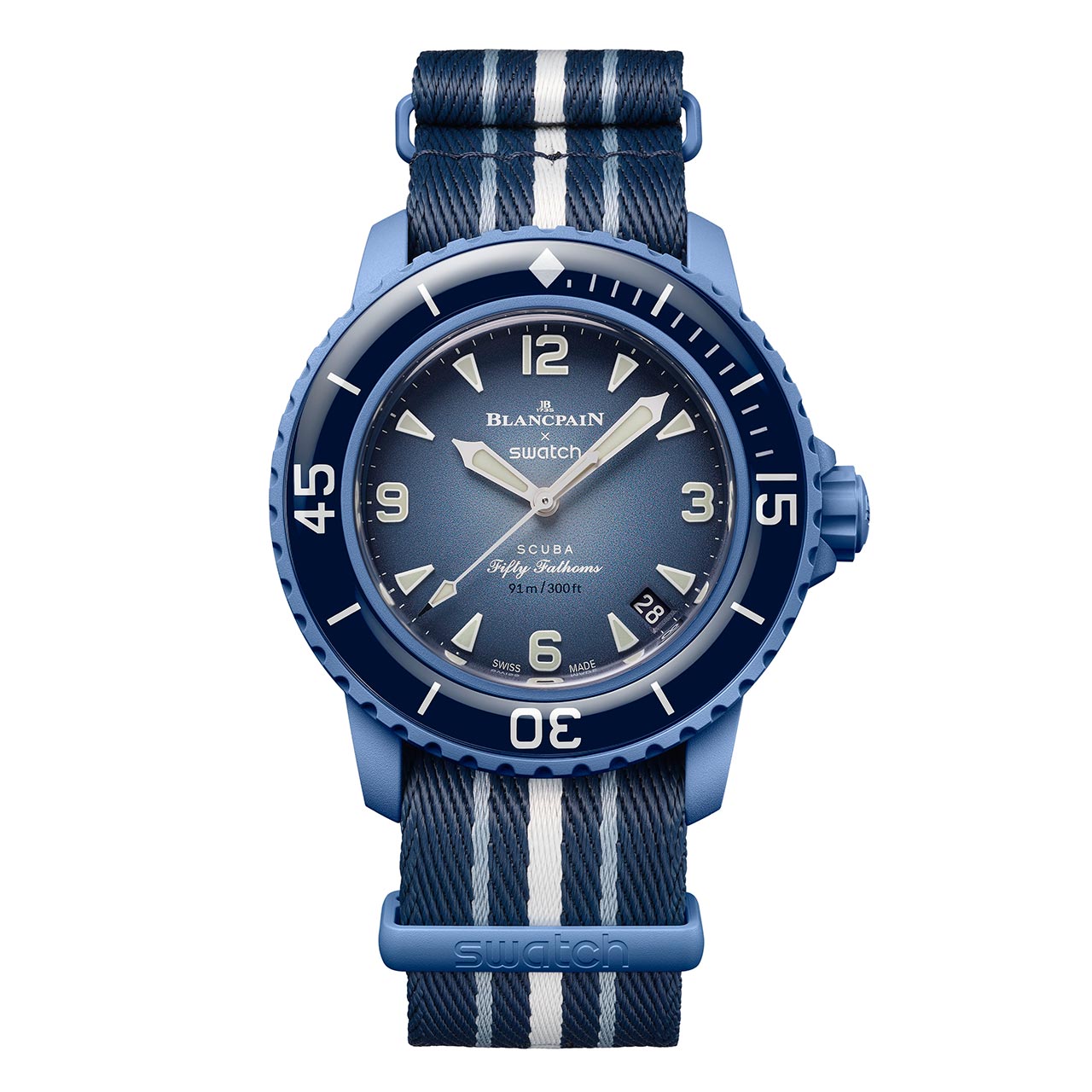 Blancpain X Swatch Bioceramic Scuba Fifty Fathoms Collection