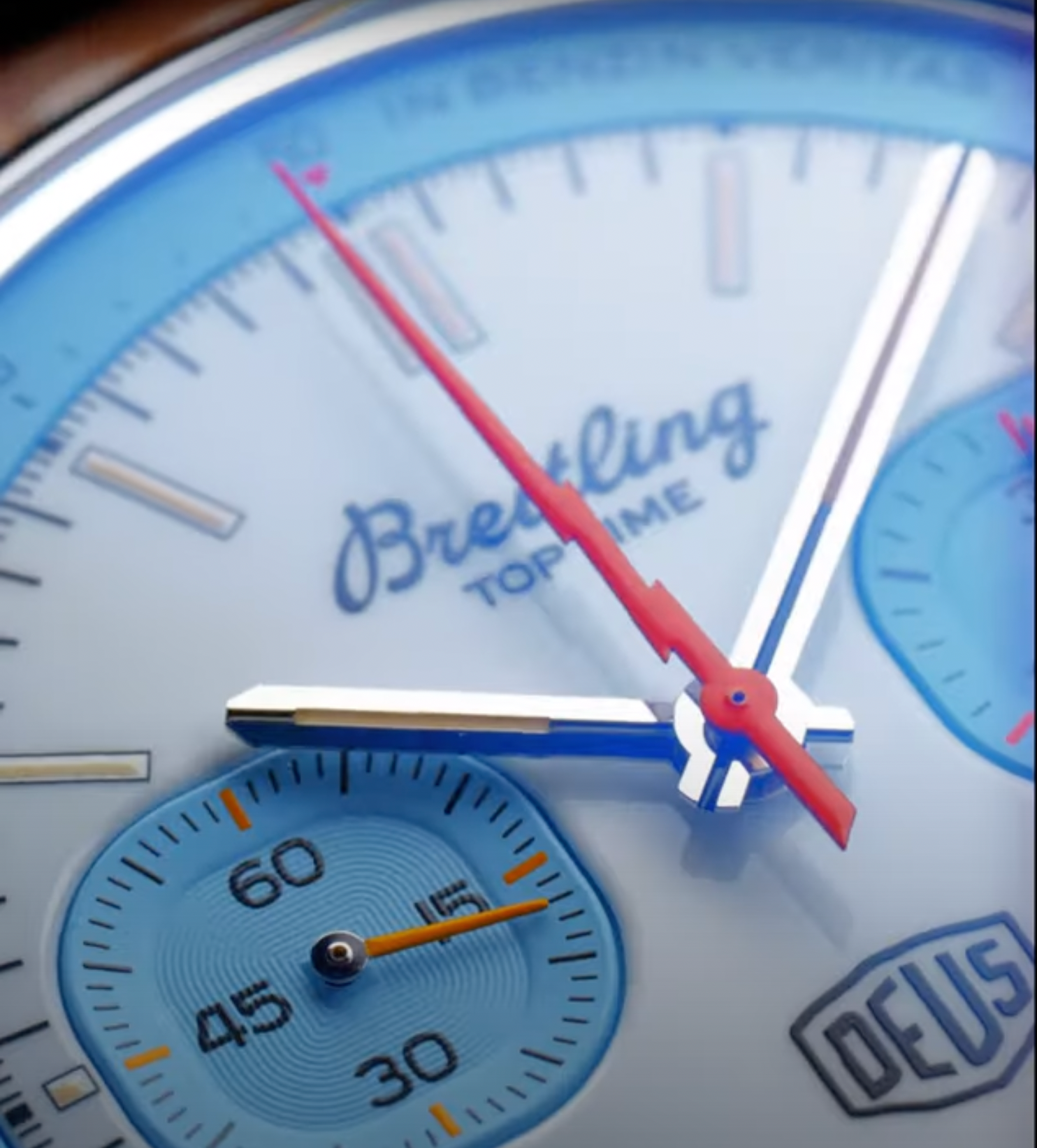 The New Breitling Top Time Deus Limited Edition in Sky-Blue