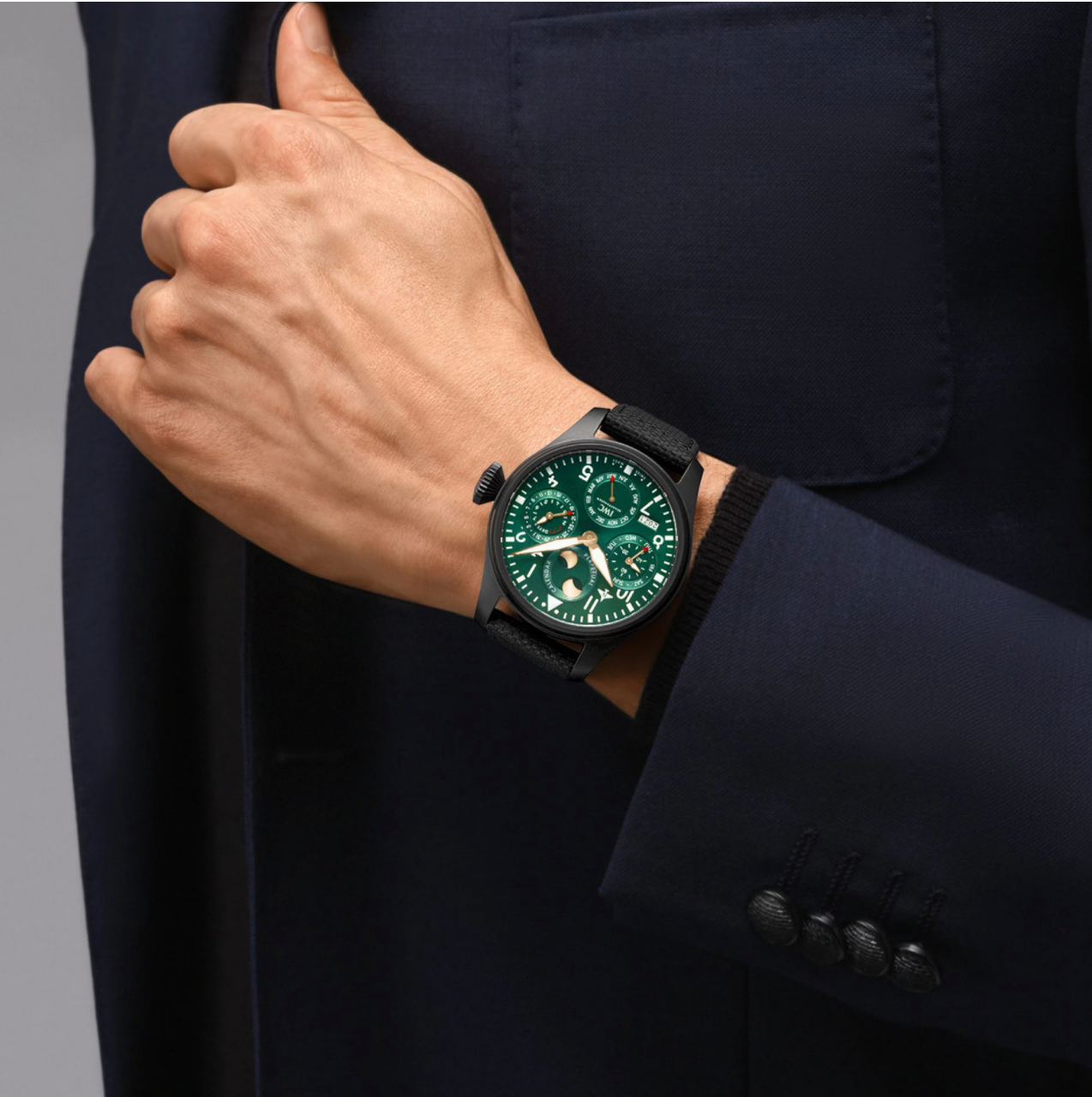 IWC Big Pilot’s Watch Perpetual Calendar Edition Racing Green – Element ...