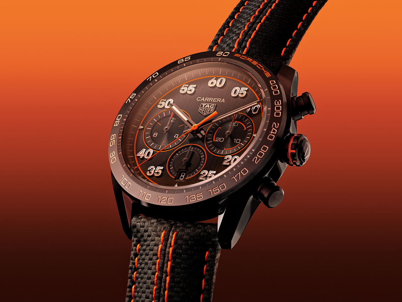 TAG Heuer Carrera Chronograph X Porsche Orange Racing – Element iN Time NYC