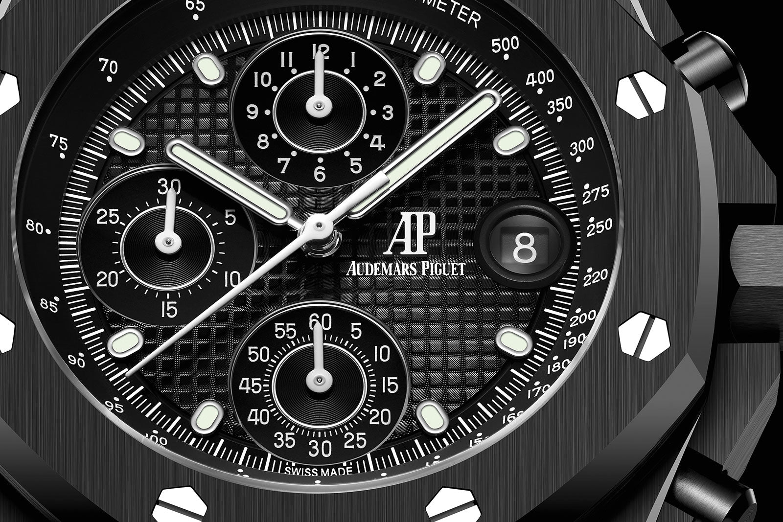 Audemars Piguet Royal Oak Offshore Selfwinding Chronograph Black Ceram –  Element iN Time NYC