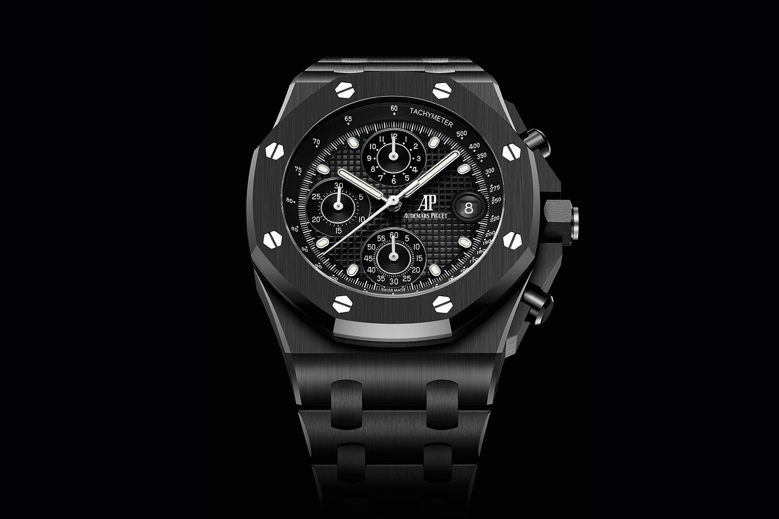 Audemars Piguet Royal Oak Offshore Selfwinding Chronograph Black Ceram –  Element iN Time NYC