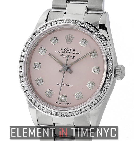 rolex air king diamond