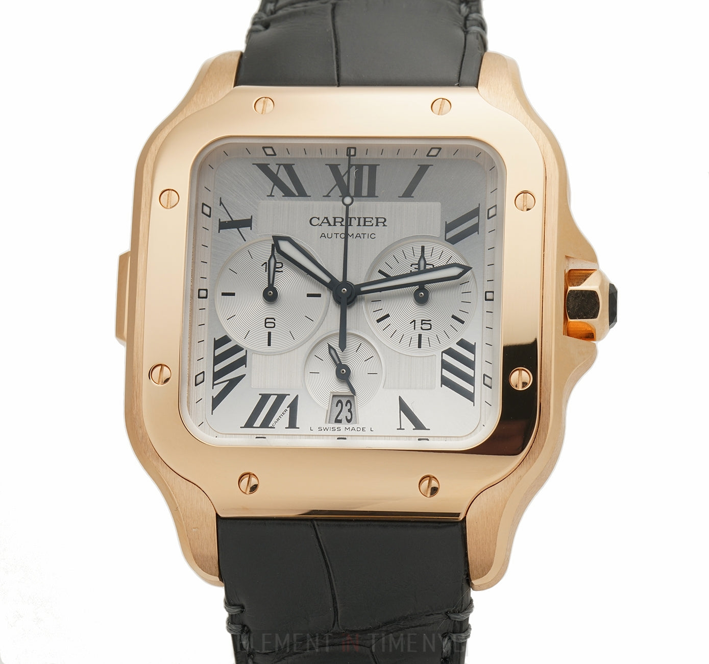 Cartier Santos WGSA0017 Chronograph XL 18k Rose Gold In-House Movement ...