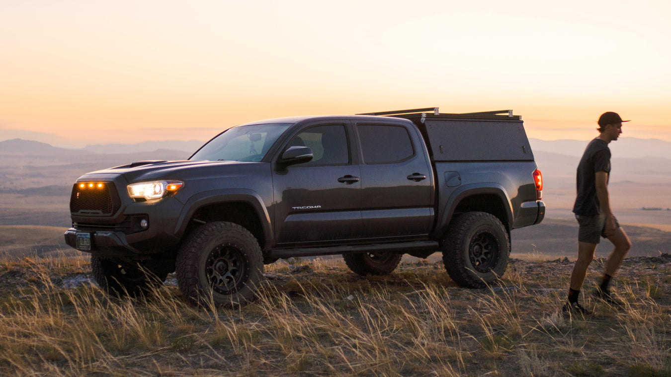 GFC Topper Camper on 2024 Tacoma TRD Off-Road Long Bed / Long Boi @  Overland Expo East