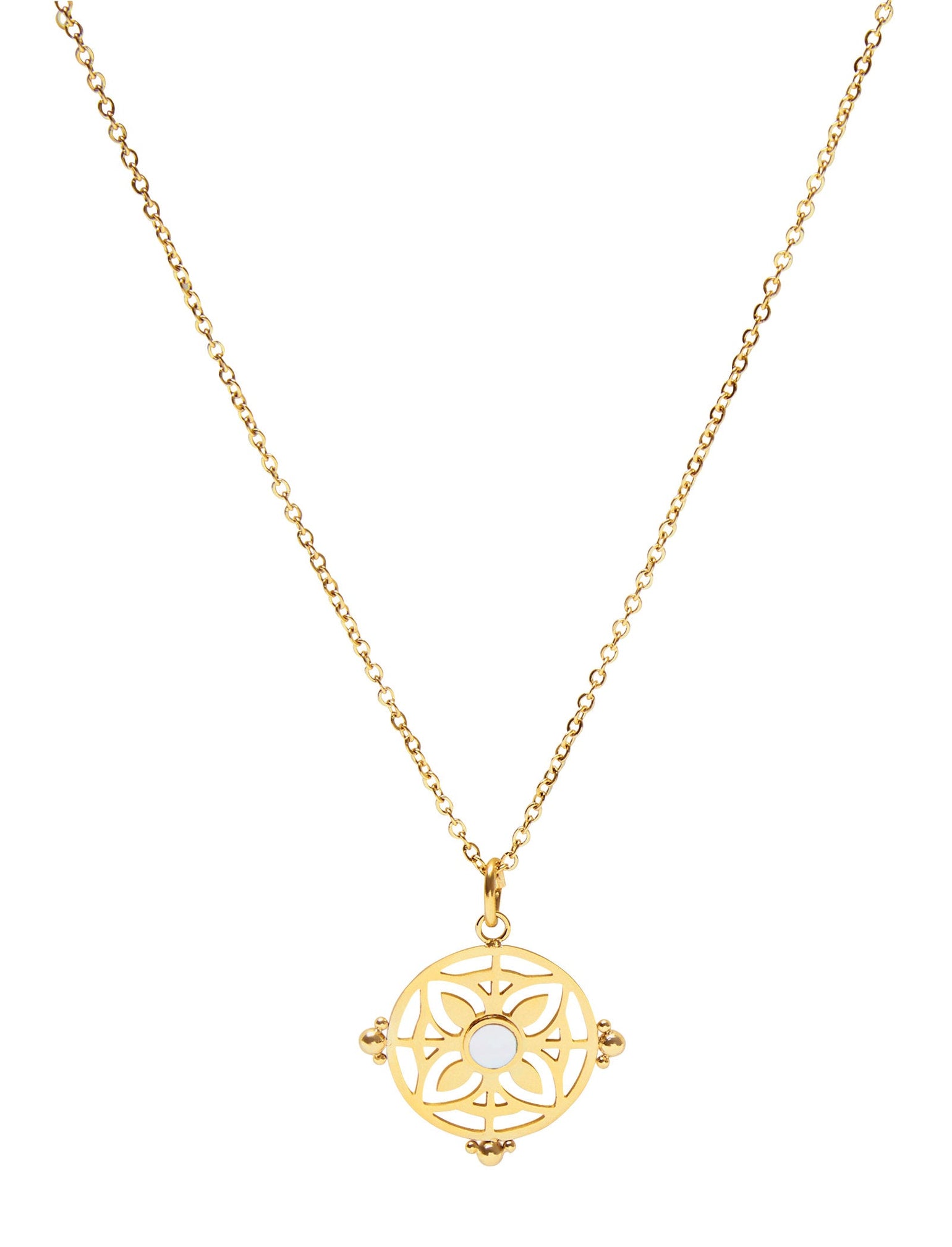 Pastiche Sila Necklace - Women's Yellow Gold Stainless Steel Necklace