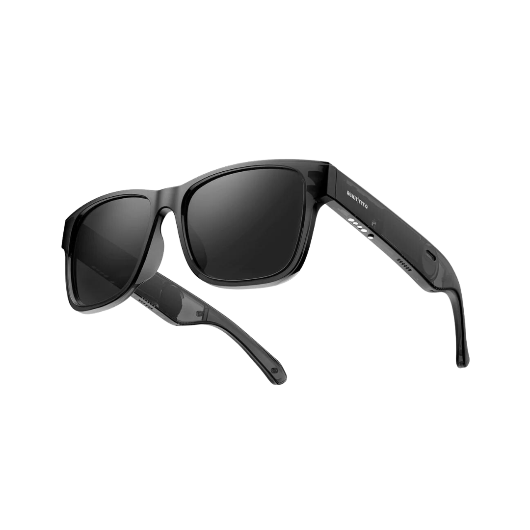 Rokit Eye Q Smart Glasses - Black - weFix