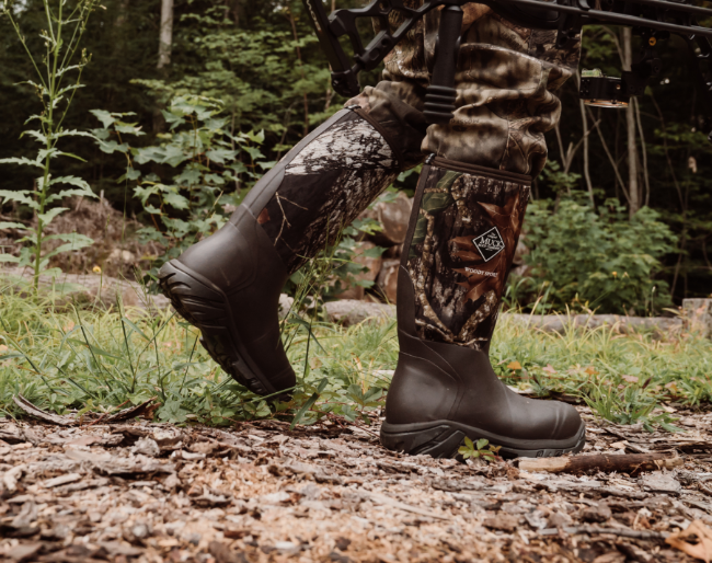 teal and camo muck boots