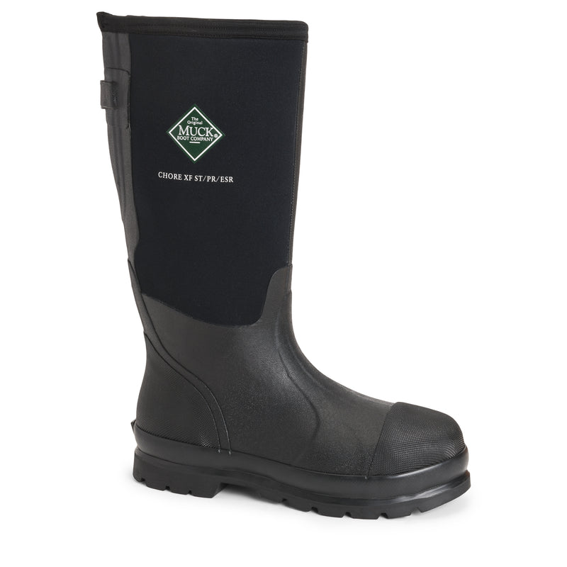 wide calf steel toe rubber boots