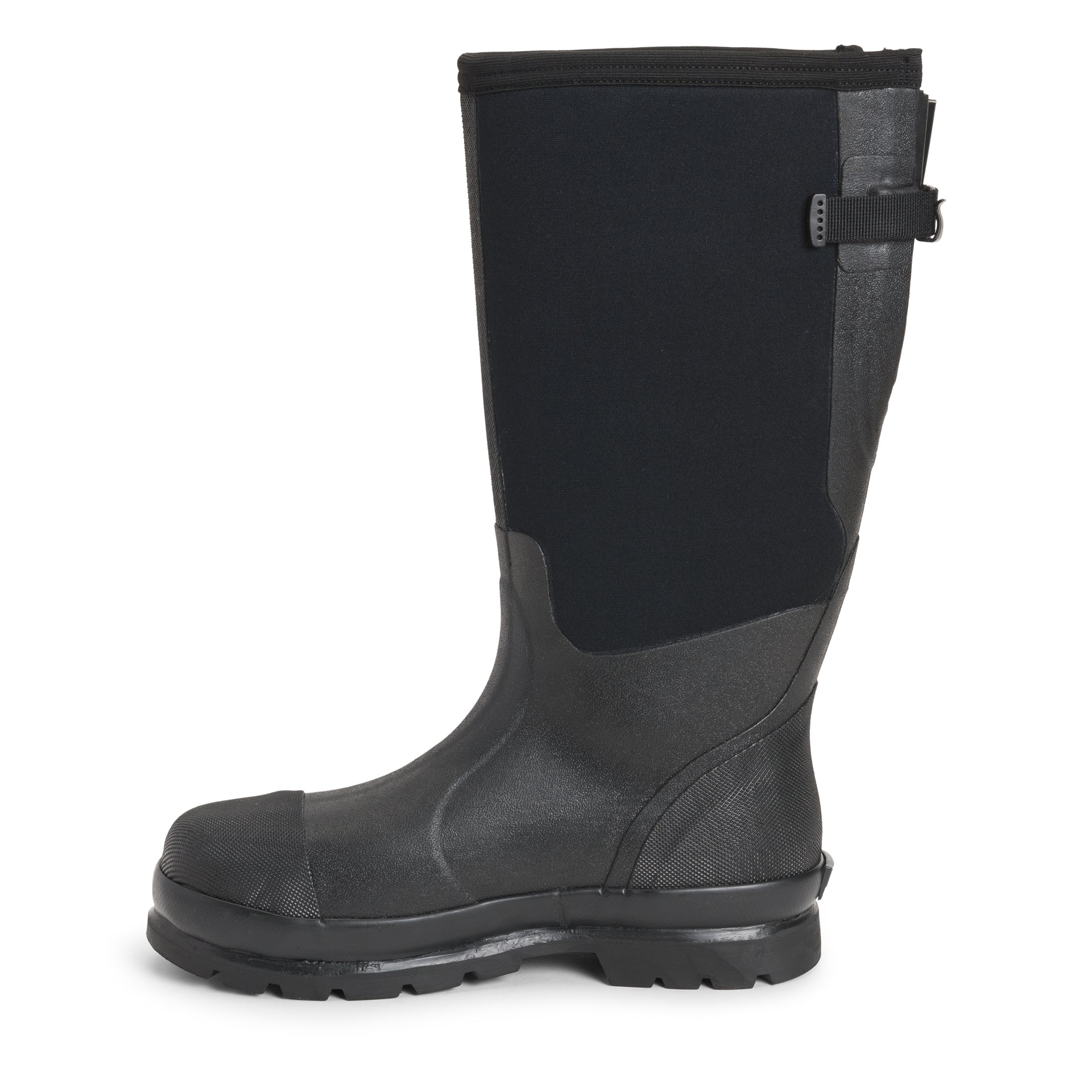 wide calf steel toe rubber boots