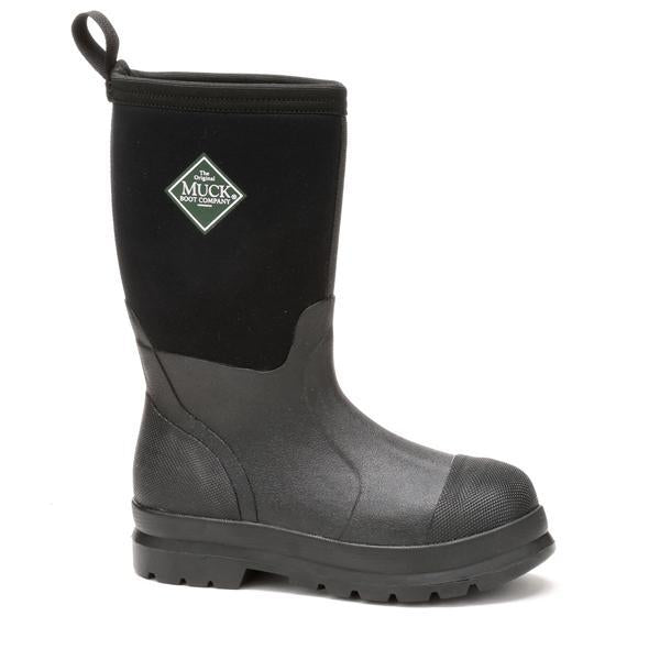 black and white muck boots