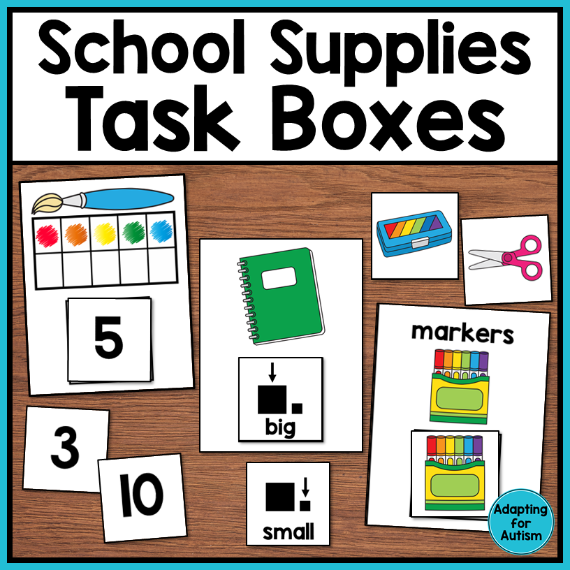 Back to School Task Boxes