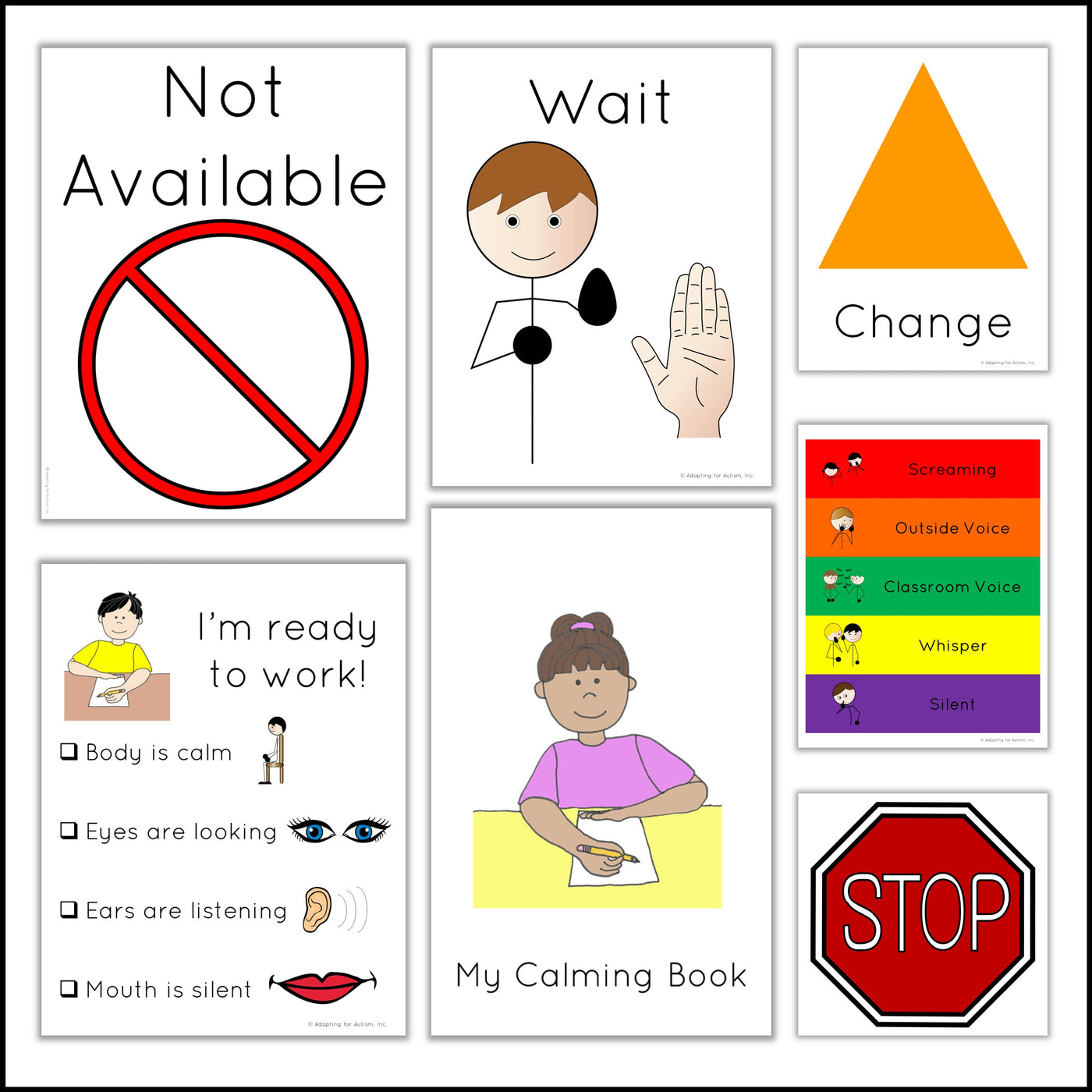 Autism Visual Supports Free Printables Visual Supports B09