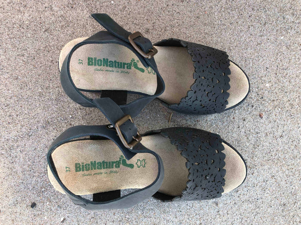 BioNatura Sandaler | 64 2013 Sorte sandaler | | www.montverde.dk