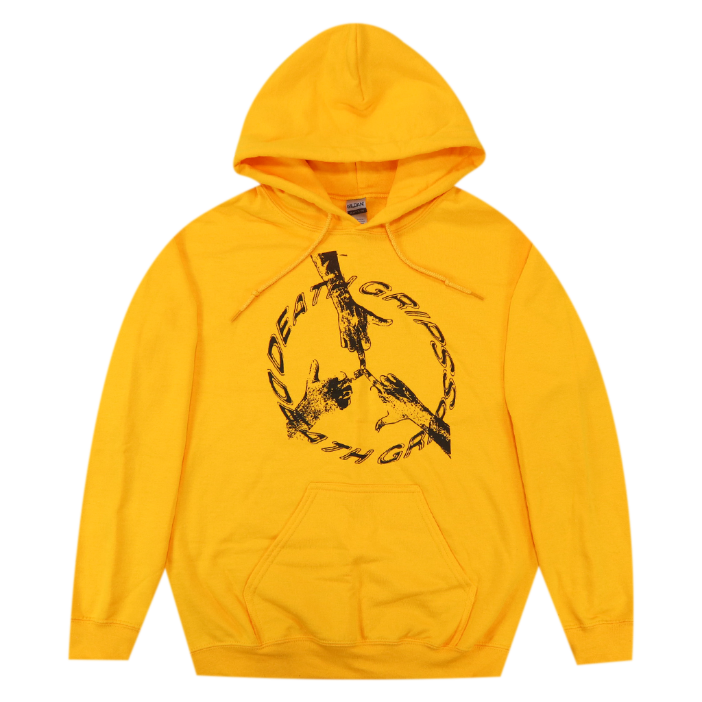 Death Grips - Peace Gold Pullover Hoodie – Hello Merch