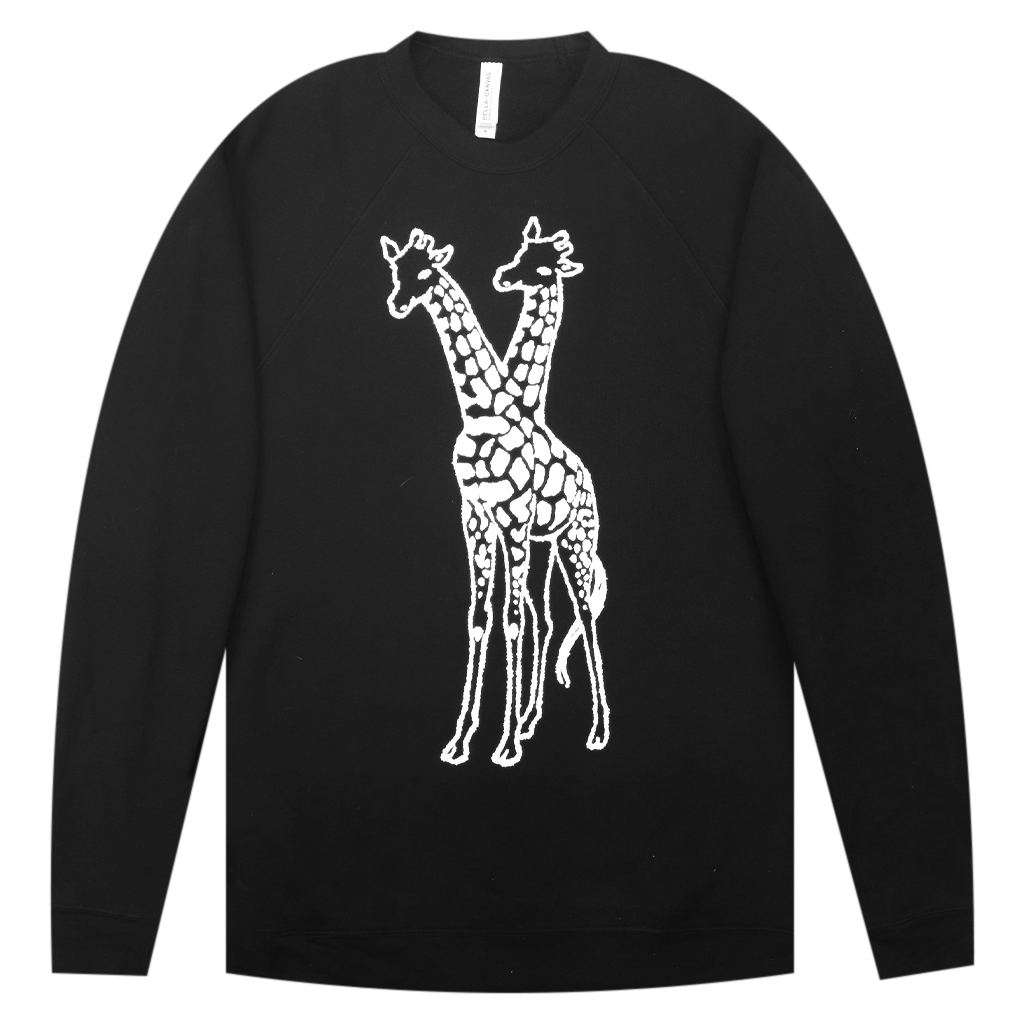 Giraffes? Giraffes! - SUPERBASS!!!! Eco-Black Champ Pullover – Hello Merch