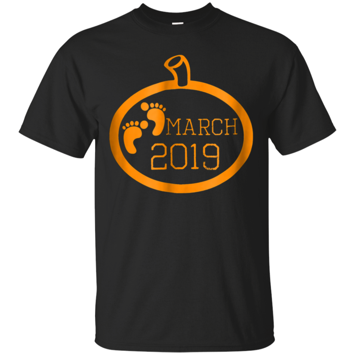 March Halloween Funny Pumpkin Pregnancy Announcet Shirt