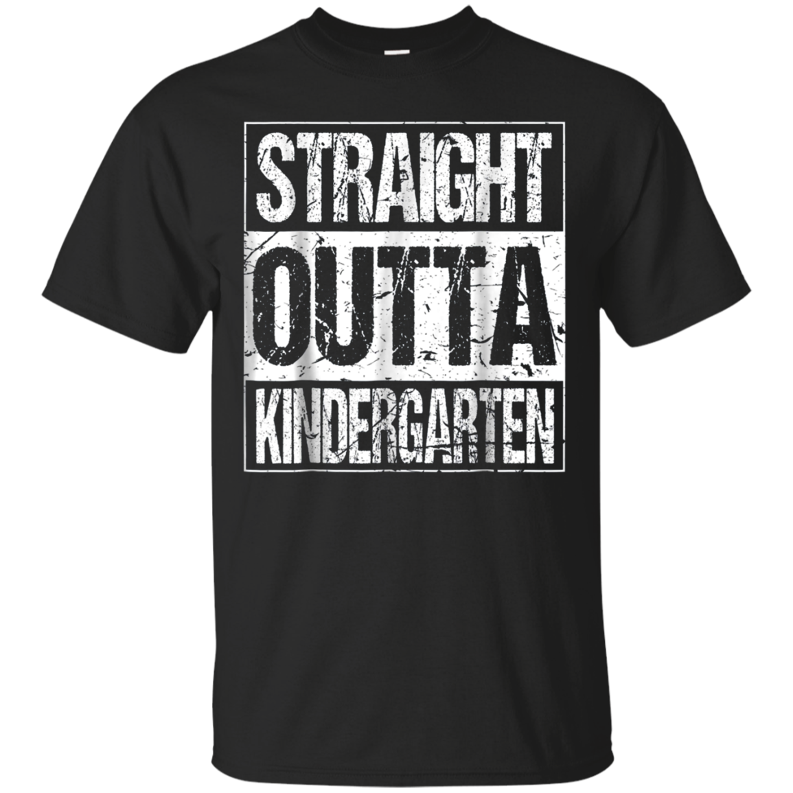 Straight Outta Kindergarten School Graduation Cool T-shirt