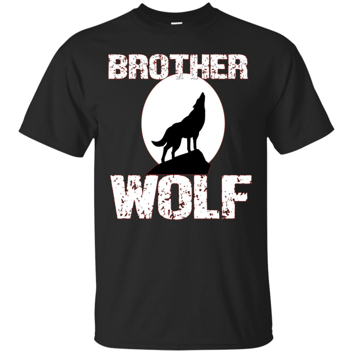 Brother Wolf Shirt Matching Family Tribe Wolves Moon 