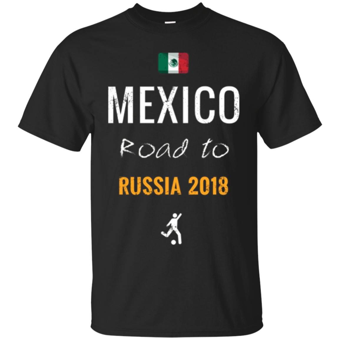 Mexico Road To Russia Soccer Girls T Shirt