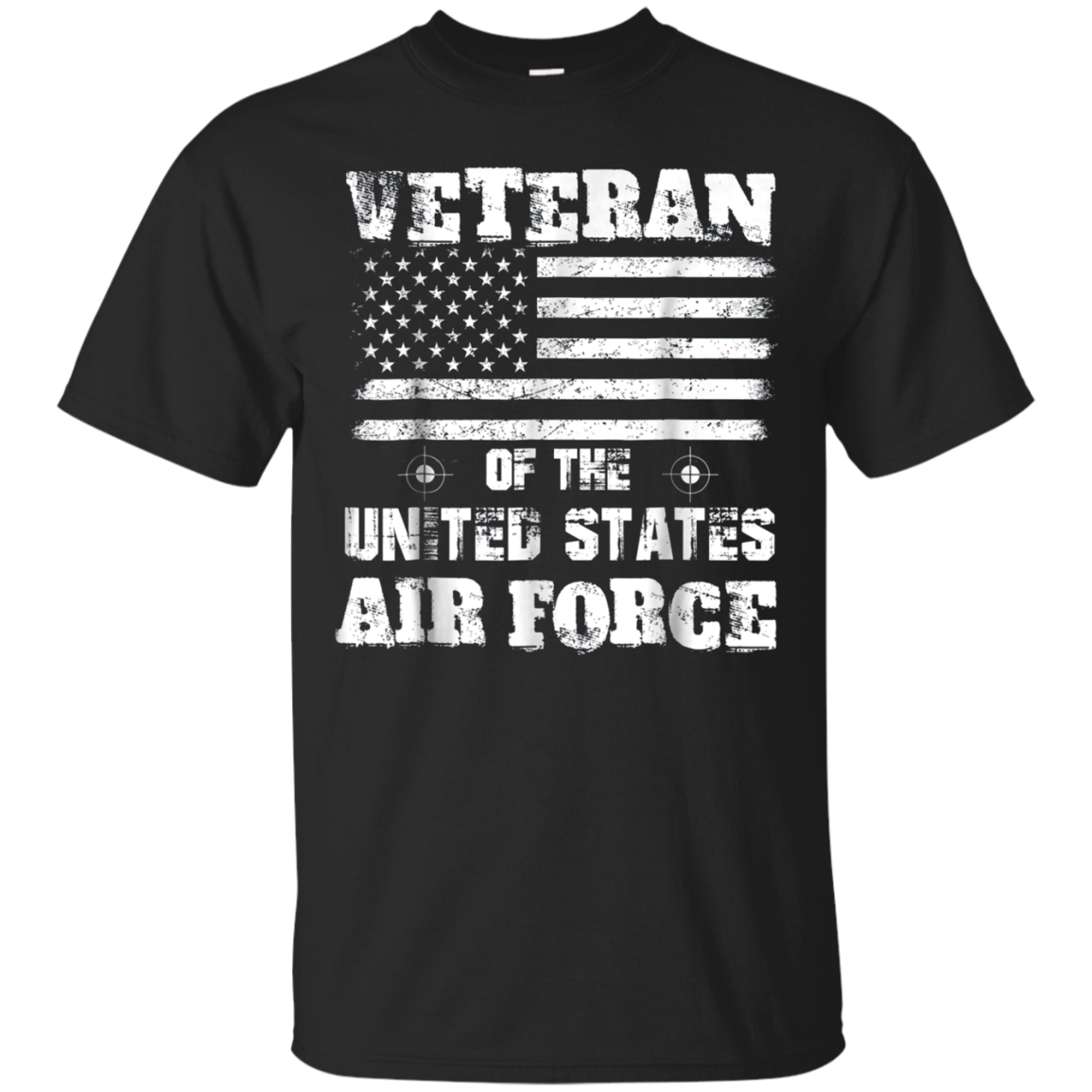 Veterans - Vintage Proud Air Force Veteran American Flag T-s Shirts