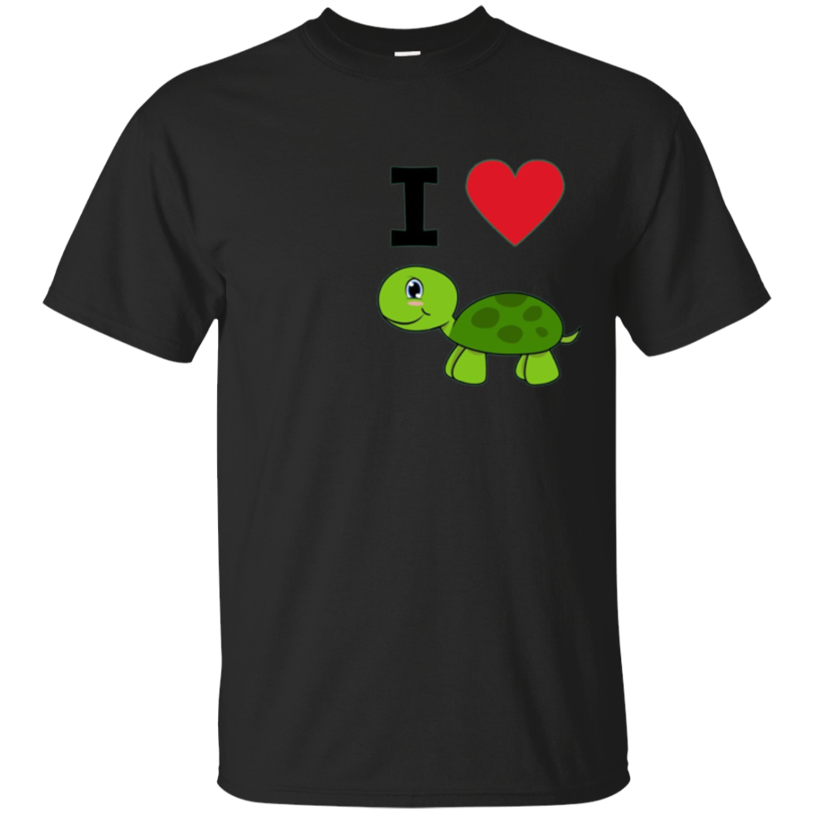 I Heart (love) Turtle T-shirt