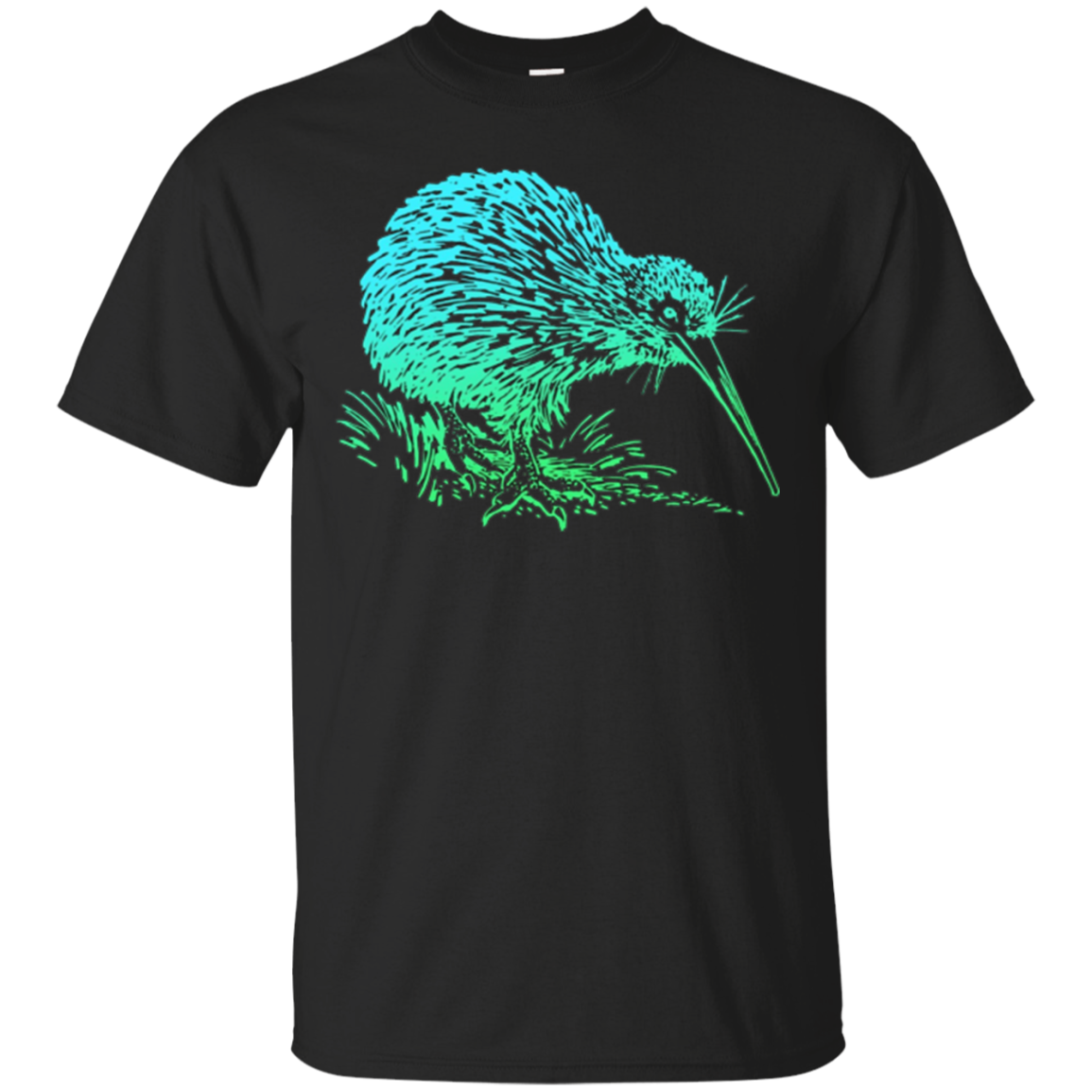 Vintage Neon Kiwi Bird T-shirt - Awesome Kiwi Animal Tee