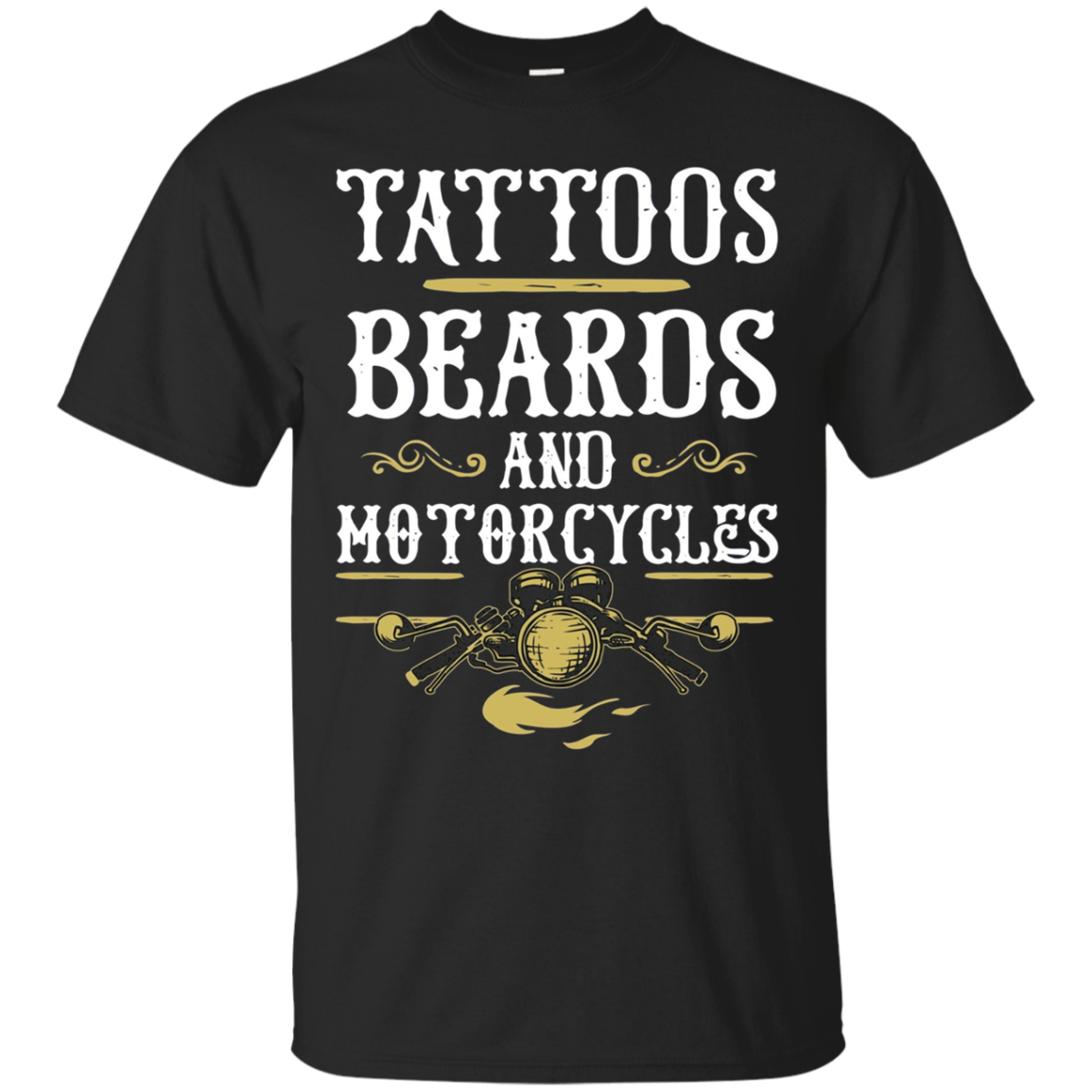 Tattoos Beards And Motorcycles Tattooed Bearded Biker Shirt