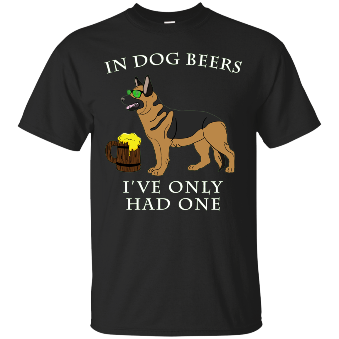 German Shepherd Irish St Patrick Day T Shirt